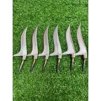 ราคา มีด ใบมีดเดือยไก่ ตีจากเหล็กก้านวาล 4 นิ้ว ลับคมเรียบร้อย (21399421601)