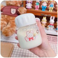 ราคา Water bottle size 300 Portable water bottle transparent water bottle portable water bottle for kids to school leak proof rubber (19954100912)