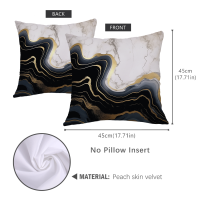 ราคา ปลอกหมอนอิงลายหินอ่อนสองด้านขนาด45X45ซม หมอนอิงลายหินอ่อนสีฟ้าครามเรขาคณิตปลอกหมอนผิวพีชแบบตกแต่งโซฟาทันสมัย (20935872724)