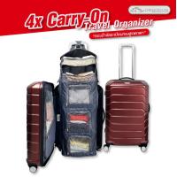 ราคา PEGASUS กระเป๋าจัดระเบียบเเนวตั้ง ทรงสูงหลายชั้น ชุดเซ็ทกระเป๋าเดินทาง รุ่น Pegasus 4x Carry On Travel Organizer (21099326636)