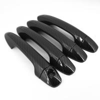 ราคา Hardingsun ฝาครอบที่จับประตูรถลายคาร์บอนไฟเบอร์โตโยต้า VIOS 2019 2023ถาดมือจับเล็มขอบประตูใหม่ (18490680579)