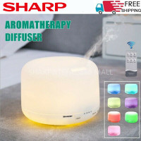 ราคา Sharp เครื่องพ่น aroma เครื่องพ่นไอน้ำ humidifier เครื่องพ่นไอน้ำอโรม่า สินค้าใหม่ปี 2024 เครื่องกระจายกลิ่นอโรม่า ไฟหลากสี เครื่องพ่นไอน้ำ เครื่องพ่นไอน้ำอโรม่า เครื่องพ่นน้ำมันหอมระเหย 500ml Aroma D