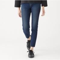 ราคา กางเกงยีนส์ MUJI WOMEN SKINNY ทรงเดฟ กางเกงขายาวผู้หญิง (19160355969)