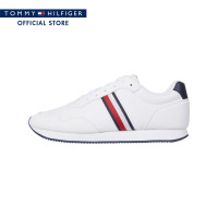 ราคา Tommy Hilfiger รองเท้าผ้าใบผู้ชาย รุ่น FM0FM04834 0K9 สีขาว (21022467388)