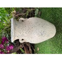 ราคา Vase แจกันดินเผาปากบาน มีหู 2 หู สีขาวเก่าขนาด 23 x 35 cm (21347170812)