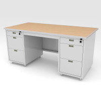 ราคา Luckyworld โต๊ะทำงาน 1 6 เมตร รุ่น DP 52 33 TG สีเทาทราย (1851855)