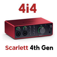 ราคา Focusrite Scarlett Gen 4 Gen 3 ออดิโออินเตอร์เฟส Focusrite ทุกรุ่น Solo 2i2 4i4 Studio (20402479256)