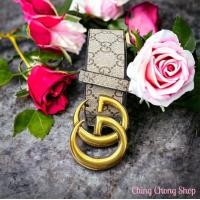 ราคา Chong Shop เข็มขัดกุดซี่ สีออริแบรนด์ งานแบรนด์ GG belt Hiend หนังแท้ อะไหล่เงินแท้ 925K เกรดพรีเมี่ยม พร้อมส่ง พร้อมอุปกรณ์ครบเซท (21075997926)