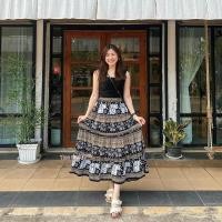 ราคา พร้อมส่ง กระโปรงช้าง ลายช้างไทย กระโปรงไปทะเล กระโปรงยาวลายช้าง (21386912137)