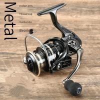 ราคา QUKAU รอกตกปลาโลหะทุกล้อรอกรอกตกปลารอกเบ็ดตกปลาในทะเล Peralatan Pancing รอกตกปลา (21353382910)