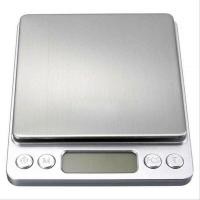 ราคา Digital table top scale 2000 กรัม เครื่องชั่งอาหาร Kitchen Scale Digital Scale เครื่องชั่งดิจิตอล 2 กิโลกรัม ตาชั่งดิจิตอล ผิวหน้าสแตนเลส สวย หรูหรา เครื่องชั่งน้ำหนัก เครื่องชั่งในครัว เครื่องชั่งน้ำ