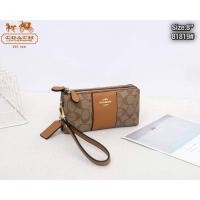 ราคา กระเป๋าคล้องมือ คล้องแขนโค้ช 2ซิป งานน่ารัก (3402676239)