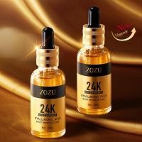ราคา เซรั่มทองคำเข้มข้นผสมไฮยา ช่วยให้ผิวชุ่มชื้น นุ่มเด้ง เผยผิวอิ่มฟู ผิวหน้าเปล่งปลั่ง อ่อนเยาว์ ZOZU 24K Gold Essence 30 Ml (20528912381)