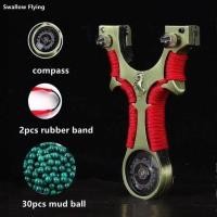 ราคา Precision Laser Slingshot Fast Compression Alloy Slingshot Outdoor Hunting Shooting Rubber Band Target Paper Exercise Package (19894479139)