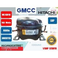 ราคา คอมเพรสเซอร์ ตู้เย็น GMCC HITACHI รุ่น WL16H10DANS ขนาด 1 5HP น้ำยา R600a ใช้แทนรุ่น WL16H10DZB ได้ (19538341427)