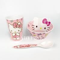 ราคา ชุดจานชามเมลามีน พร้อมแก้ว ช้อน ครบเซท ลายการ์ตูน ซานริโอ้ เครื่องครัวคิตตี้ (18465223445)