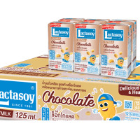 ราคา แลคตาซอย นมถั่วเหลือง ยูเอชที รสช็อกโกแลต 125 มล แพ็ค 24กล่อง (11649204792)