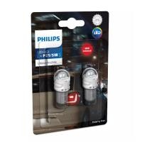 ราคา Philips Ultinon LED 11499 ULR 11499 U30R 11499 RU31 หลอดไฟจอดและไฟท้าย P21 5 Red 2 หลอด Pro3000 Pro3100 3000 3100 (19940686611)