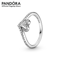 ราคา Pandora Sparkling Wishbone Heart Ring แหวนหัวใจ แหวนหัวใจเพชร แหวนเงิน แหวนหัวใจแพนดอร่า แหวนแพนดอร่า แพนดอร่า (14404862598)