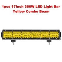 ราคา ทางวิบากไฟ LED nlpearl 4 20นิ้วไฟหน้า LED 120W สีเหลืองสำหรับรถบรรทุก JEEP suaz 4x4รถแทรกเตอร์เรือ ATV 12V 24V (21170469584)