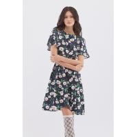 ราคา EP เดรสทรงไขว้ทับพิมพ์ลายดอกไม้ ผู้หญิง Floral Print Wrap Dress 00794 (21351598202)