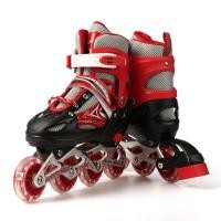 ราคา รองเท้าสเก็ต โรลเลอร์เบลด Roller Skate D202 Red (17059772960)