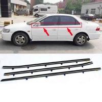 ราคา 4pcs Honda Accord 1998 1999 2000 2001 2002 Weatherstrip Window Seal for Chrome Door Outside Trim Seal Belt for Accord (9365055335)
