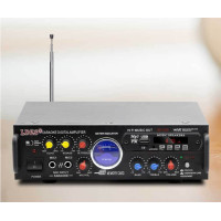 ราคา Monqiqi 2000Wแอมป์ขยายเสียง เพาเวอร์แอมป์ สเตอริโอHIFIเครื่องขยายเสียงมินิ บลูทูธในตัว 2CH ใช้ลำโพง 15นิ้วได้ เครื่องขยายเสียง แอมจิ๋วบลูทูธ เครื่องแอมป์ขยายเสียง (21394183015)