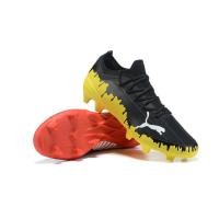 ราคา ของแท้อย่างเป็นทางการ Puma Ultra 1 3 FG เหลือง แดง Mens รองเท้าฟุตซอล The Same Style In The Mall Football Boots With a box (17230826130)