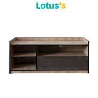ราคา LOTUSS โลตัส ตู้วางทีวี ขนาด 120X40X50 ซม รุ่น CB 04 สีโซลิค เทา (21303777544)