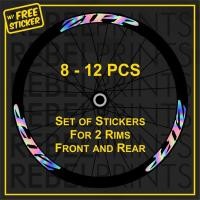 ราคา FESA ZIPP 8หรือ12ชิ้น สติกเกอร์ขอบล้อแบบโฮโลแกรมน้ำมัน Slick ขนาด700c 30มม ไวนิลสำหรับจักรยานเสือหมอบ (14237125954)