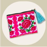 ราคา กระเป๋าสตางค์ กระเป๋าใส่เหรียญ งานปัก ของฝาก ของแจก เชียงใหม่ งานแฮนเ์เมด ลายปัก (21397001146)