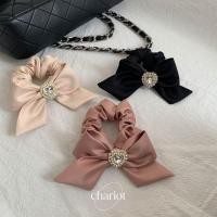 ราคา Chariot Classy Heart Diamonds headband ยางมัดผมหัวใจแต่งเพรช นำเข้าจากเกาหลี สวยหรูมากๆ มี 3 สี (21397224794)