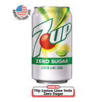 ราคา 7Up Zero Sugar 355ml เครื่องดื่มนำเข้าจาก USA 7อัพ ซีโร่ ชูการ์ พร้อมส่ง (21359542159)