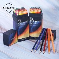 ราคา AICRANE Professional 12 24 36 48สีดินสอสีน้ำมัน Hexagon ไม้ Handle ชุดภาพปักครอสสติชช์วาด Sketch Art Design (9778432493)