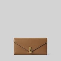 ราคา Polo Ralph Lauren กระเป๋าขนาดเล็กผู้หญิง Polo ID Leather Wallet รุ่น WAPOSLG0G220065 สีเบจ (21398220816)