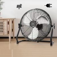 ราคา JD 188LL พัดลมโซลาร์พร้อมแผงโซล่าตั้งโต๊ะขนาด12นิ้ว พัดลมเหล็ก ตั้งโต๊ะ DC 12v JD ของแท้100 (14490138802)