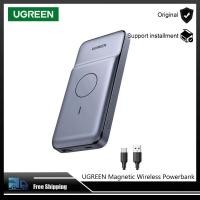 ราคา UGREEN PB195 TYPE C เครื่องชาร์จแบตเตอรี่ไร้สายแม่เหล็ก10000 MAH USB A 7 5W ชาร์จไร้สาย POWER BANK ชาร์จไร้สาย Power Bank 10000 MAh (21374725942)