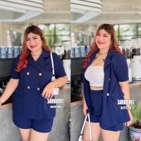 ราคา สูทสีน้ำเงิน กรมท่า ไซส์สาวอวบอ้วน (18568419065)