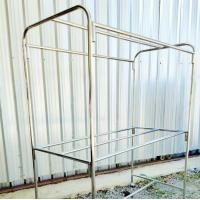 ราคา ราวตากผ้าสแตนเลส 304 ยาว1 5ม คานล่าง2เส้น ล้อยาง3นิ้วล็อคได้ (21391271254)