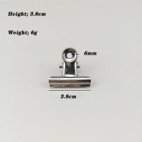 ราคา Large Metal Binder Clips Professional Office Binder Grips Stainless Steel Binder Clips Grip Clamp For Documents Office Paper Clamps (19958810791)