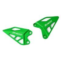 ราคา สำหรับ Kawasaki Ninja NINJA400 Z400 2018 2023อะลูมินัมอัลลอยดัดแปลงรองเท้าด้านหน้ามีปีกรูปปีกตกแต่งแผงด้านข้าง (19352864471)