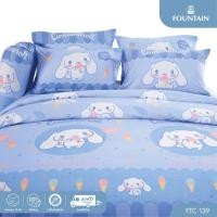 ราคา CINNAMOROLL ชุดเครื่องนอน ผ้าปู ผ้านวม SANRIO แท้100 By Fountain (20879760751)