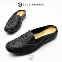 ราคา Zanotti รองเท้าคัทชูส้นแบน เปิดส้น หนังนิ่ม รุ่น BA8072 ไซส์ 36 40 (15722993615)