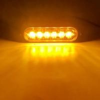 ราคา ไฟเตือนติดกระจังหน้ารถไฟแฟลชรถยนต์ LED ไฟฉุกเฉิน6LED ไฟเตือนไฟตำรวจสำหรับไฟแฟลชแอลอีดีรถบรรทุก12V 24V (21171190265)