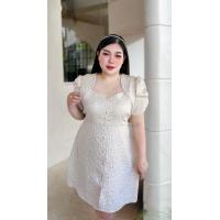 ราคา เดรสสาวอวบ เดรสใส่ทำงานสาวอวบ (21361989075)