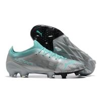 ราคา ของแท้อย่างเป็นทางการ PUMA Ultra 1 4 FG เงิน Mens รองเท้าฟุตซอล The Same Style In The Mall Football Boots With a box (17227685093)