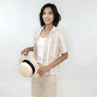 ราคา PORTLAND เสื้อเชิ้ตลายทาง Short Sleeves with Yarn Dyed Shirt Offwhite (19586764749)
