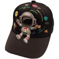 ราคา หมวกเด็กชายและหญิงบังแดดหมวกเบสบอลหมวกแหลมลายการ์ตูนน่ารักนักบินอวกาศ (19900351259)
