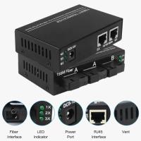 ราคา Switch Ethernet Media Converter Fiber Optic Konverter2 Port 3 Port 4 Port FO 2 Port SC LAN Fiber Optic Switch 6 SC 2 RJ45 2F4E 3F3E 4F4E 6F2E With EU Adapter (21378657228)